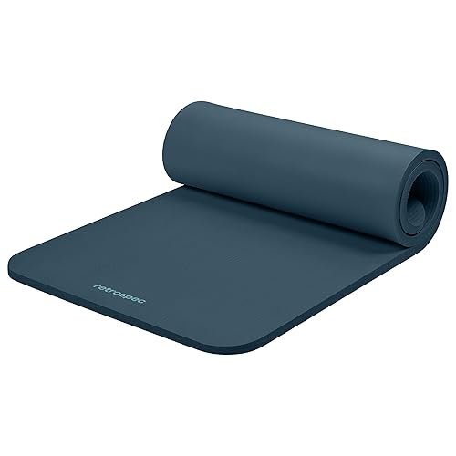 Retrospec Solana 1 inch Yoga Mat - Ocean Blue - 1 inch