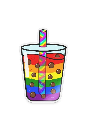 Equali-tea LGBTQ+ Pride Laminated Sticker