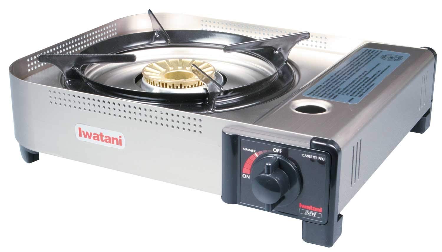 Iwatani Corporation of America 35FW Butane Stove, Medium, Metallic - Medium