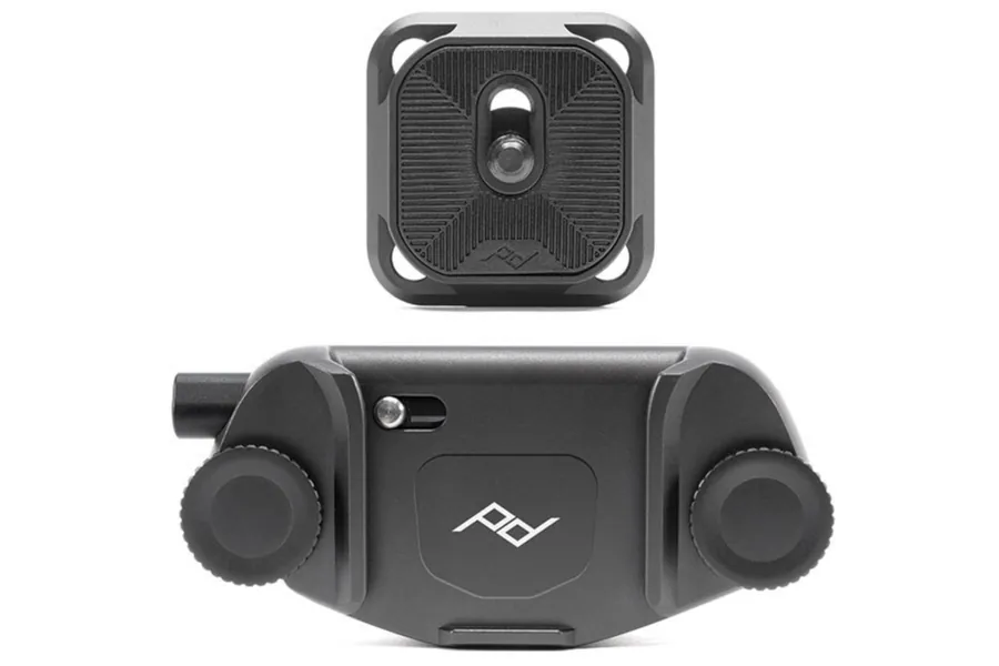 Peak Design Capture Camera Clip V3 (Black with Plate) - Single