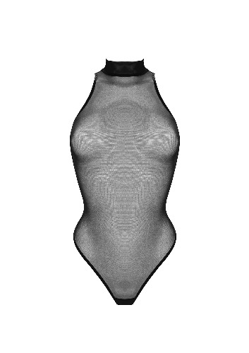 Signature Mesh High Neck Body | Black / S | 2