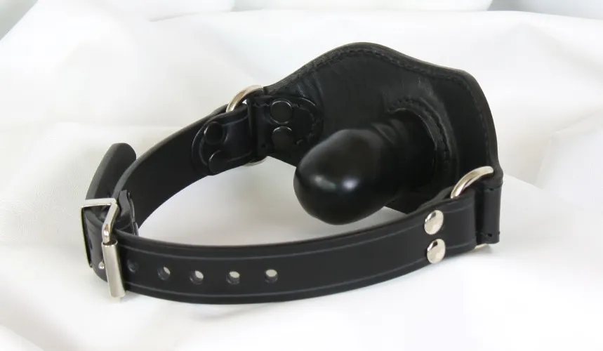 Leather Pecker gag