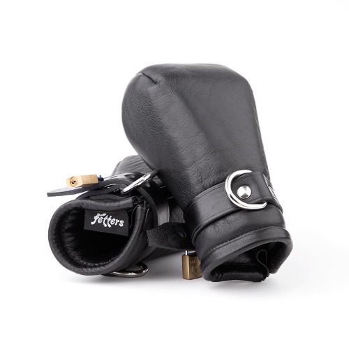 Padded Leather Fist Mitts | S