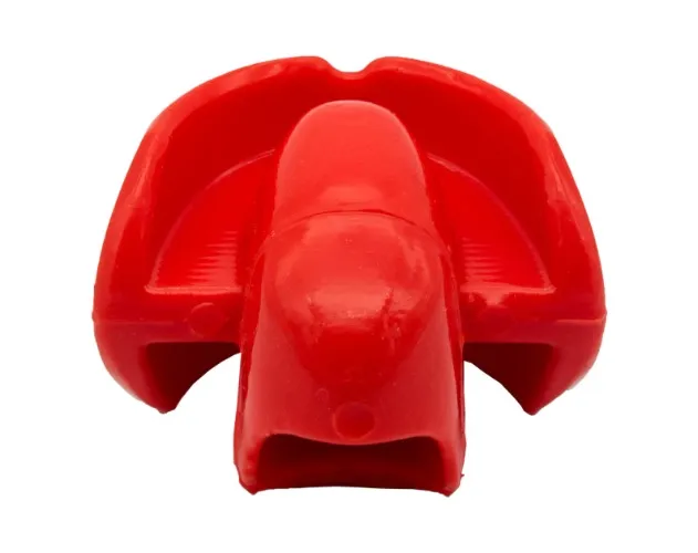 Huge Silicone Tongue Gag - Red