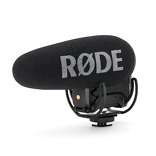 Rode VideoMic Pro+ Camera-Mount Shotgun Microphone,Black- Shotgun Microphone