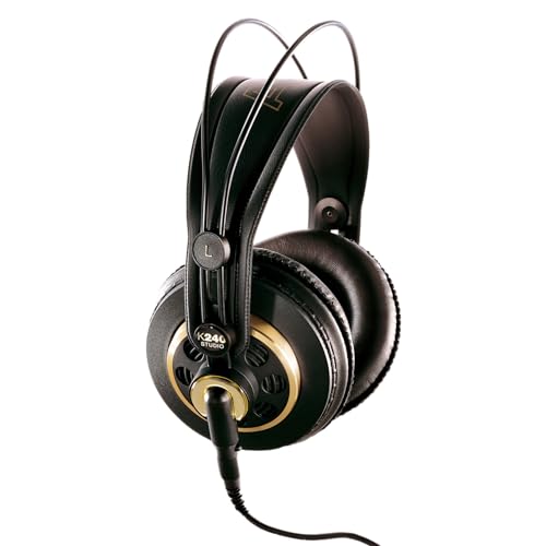 AKG Pro Audio K240 STUDIO Over-Ear, Semi-Open, Professional Studio Headphones - Over Ear Headphones