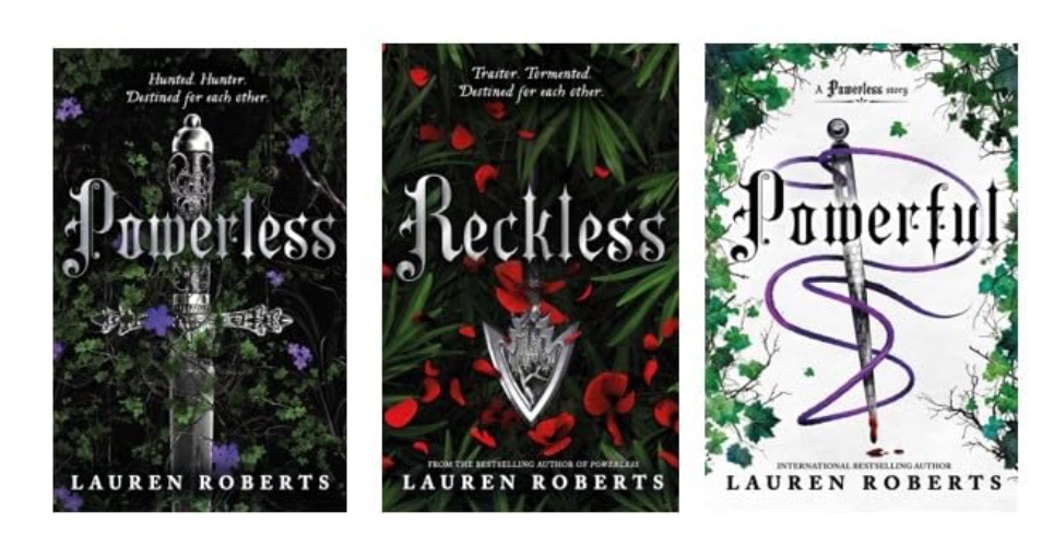 The Powerless Trilogy 3 Books Collection Set by Lauren Roberts (Powerless, Reckless and Powerful)