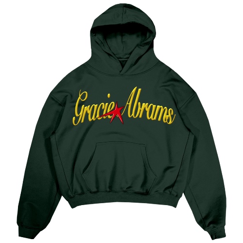 Gracie Abrams Green Star Hoodie | S