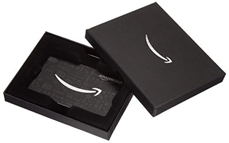 Amazon.co.uk Gift Card in an Amazon Smile Black Gift Box