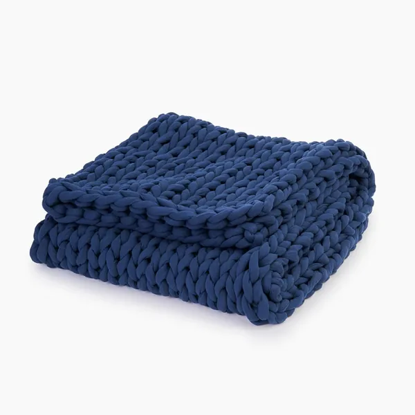 Bearaby Cotton Napper, 15 lbs | Midnight Blue / 15