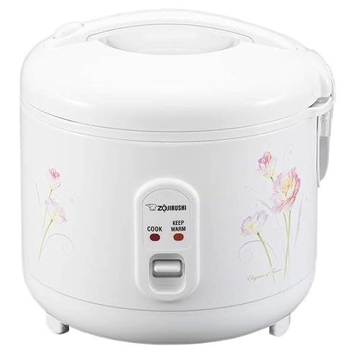 Zojirushi NS-RPC10FJ Rice Cooker and Warmer, 1.0-Liter, Tulip - Tulip - 5.5-Cup - Cooker and Warmer