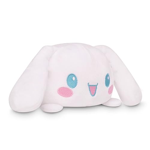 TeeTurtle - The Officially Licensed Original Sanrio Plushie - Cinnamoroll - Cute Sensory Fidget Stuffed Animals That Show Your Mood - Cinnamoroll