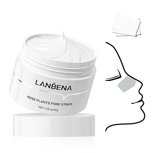 Blackhead Remover, LANBENA Black Heads Remover from Face Black Head Remover Peel Off Face Mask Nose Strips for Blackheads(1.05 Ounce)