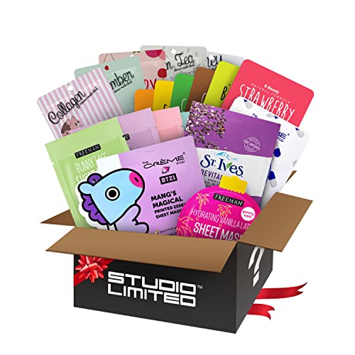 STUDIO LIMITED 10pcs Facial Face Mask Sheet Random Gift Set, Lucky Box (10 pcs) - 10 pcs