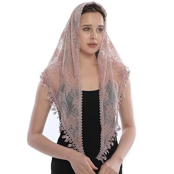 Throne | Victoria U | LMVERNA Lace Veil Triangle Mantilla Church Head ...