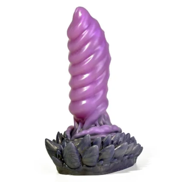 Fantasy Dragon Draic Dildo - Platinum silicone