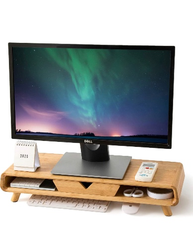 Bamboo Monitor Stand