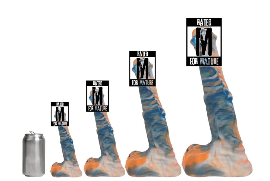 John Thomas® COMANCHE WAR HORSE Platinum Silicone Dildo