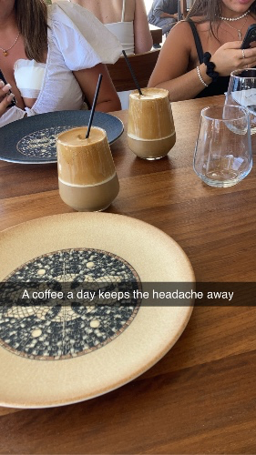 (£10) coffee 