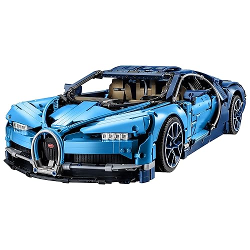 LEGO Technic Bugatti Chiron 42083 Race Car Building Kit and Engineering Toy, Adult Collectible Sports Car with Scale Model Engine (3599 Pieces) - Multicolor