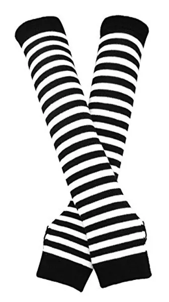 Bienvenu Punk Gothic Rock Long Arm Warmer Fingerless Gloves
