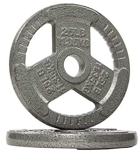 Set of 2 Cast Iron Weight Plates