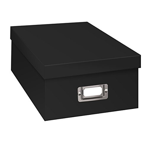 Pioneer Photo Albums Photo Storage Box, Black - Black - 1