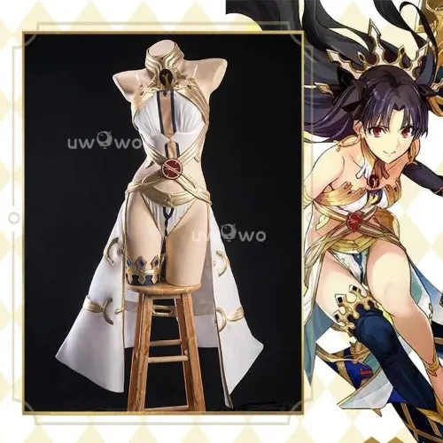 Uwowo Game Fate/Grand Order FGO Ishtar Stage 1 Cosplay Costume | Set A: Costume S