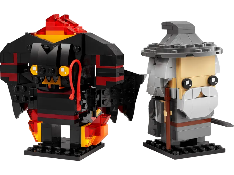 Gandalf the Grey™ & Balrog™ 40631 | BrickHeadz