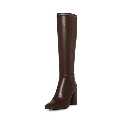 Madden Girl Women's Winsloww Fashion Boot - 8 - Dark Brown