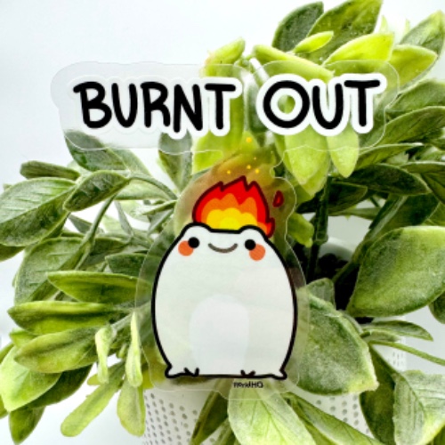 Burnt Out Sticker