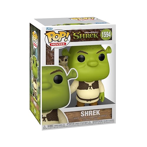 Funko Pop! Movies: Shrek Dream Works 30th - Shrek With Snake - Collectable Vinyl Figure - Gift Idea - Official Merchandise - Toys for Kids & Adults - Movies Fans - Model Figure for Collectors