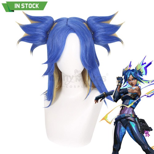 【In Stock】Game Valorant Cosplay Neon Cosplay Wig