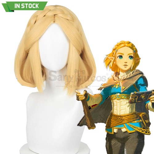 【In Stock】Game The Legend of Zelda Cosplay Princess Zelda Cosplay Short Wig
