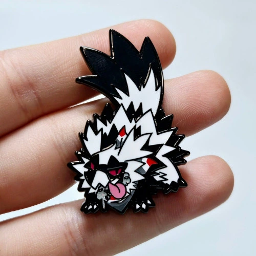 Rabies Pride - Show & Tail Creations 1.75" Hard Enamel Pin 