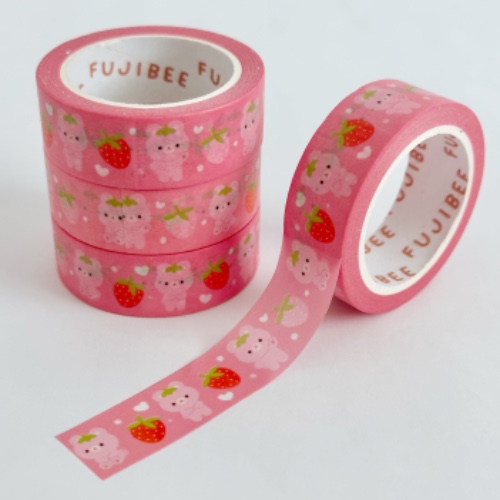 Barb Strawberry Bear Washi Tape | Default Title