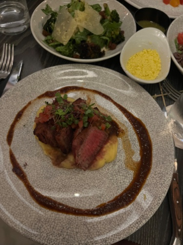 $111 steak dinner