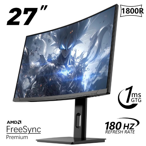 Rehisk 27Inch 180Hz QHD 2K HDR10 Support Gaming Monitor - RE272KV2