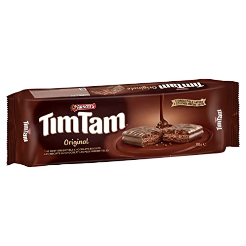 Arnott's Tim Tam Chocolate Biscuits, 200 Grams/7.05 Ounce, Original - Original - 7.05 Ounce (Pack of 1)