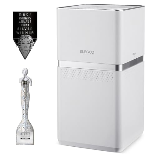 ELEGOO Mars Mate Air Purifier with Activated Carbon Filter Suitable for Saturn 3 Ultra Mars 4 Ultra and LCD 3D Printers Large Size 210mmx247mmx410mm - Mars Mate Air Purifier