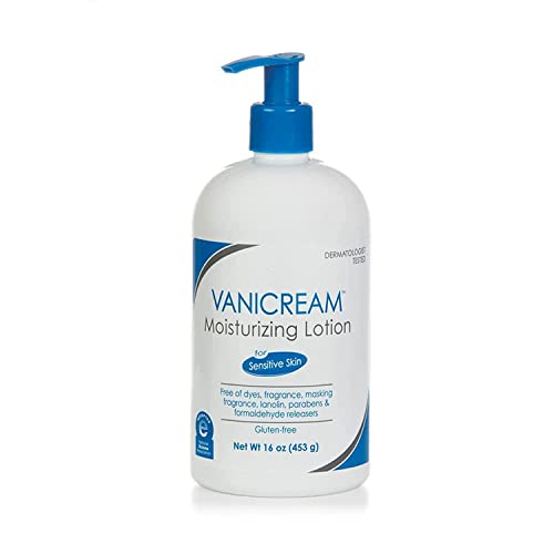 Vanicream Lite Lotion with Pump for Sensitive Skin, 16oz Per Bottle (4 Pack) - 4 Ounce (Pack of 4)