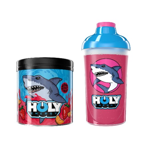 Strawberry Shark | Strawberry Shark mit gratis Shark Shaker