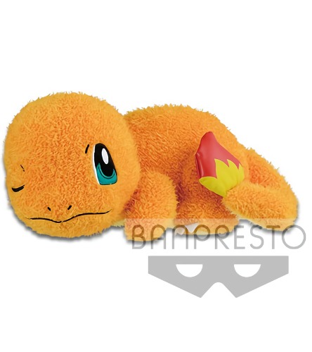 Pokemon Sun & Moon 12" Relaxing Time Character Large DX Plush Toy [In Stock] - Charmander