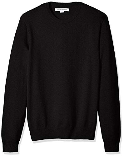 Amazon Essentials Men's Crewneck Sweater (Available in Big & Tall) - Large - Black