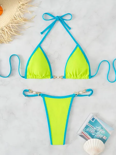 Sexy Brazilian Thong Micro Bikini Sets in 5 Colors