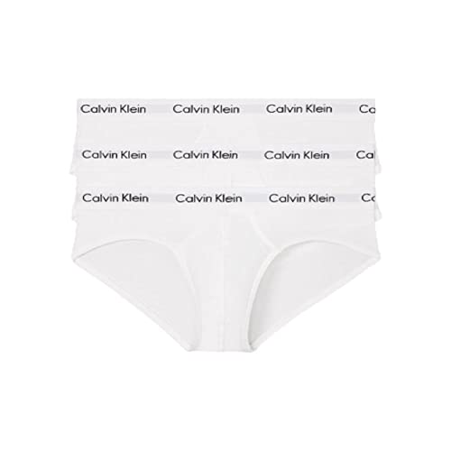 Calvin Klein Men's Cotton Stretch 3-Pack Brief - Large - 3 White