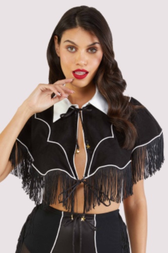 Billie Western Cowboy Fringe Cape | 12-14