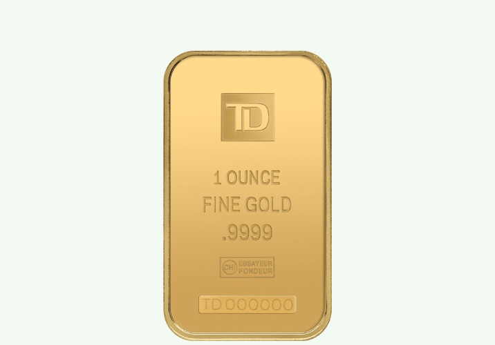 Buy 1 oz. TD Gold Bar | Price in Canada