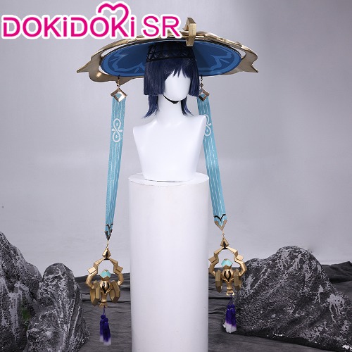 【Ready For Ship】DokiDoki-SR Game Genshin Impact Cosplay Wanderer Scaramouche Cosplay Hat | Box packing / Hat only