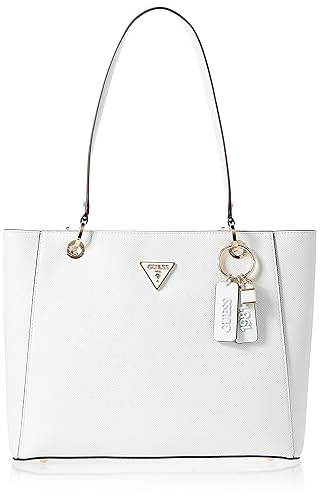 GUESS Damen Noelle Noel Tote Bag - Weiß